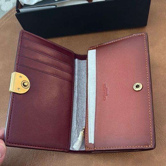 Coach Brown Card Holder - Picture 3 of 5